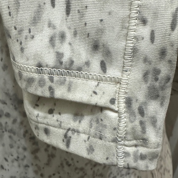 325 CALIA | NWOT Gray Snow Speckled Quarter-Zip Turtleneck Pullover (size XS) - Picture 7 of 16